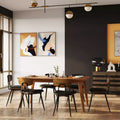 Tierney Mid-Century Rectangle Dining Table Teak Brown - WyndenHall