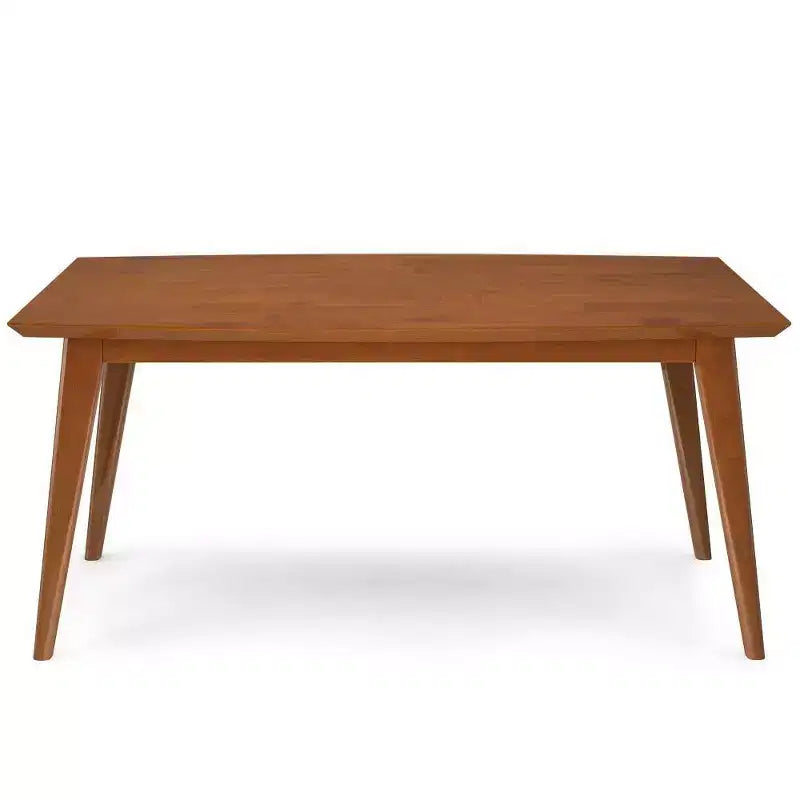 Tierney Mid-Century Rectangle Dining Table Teak Brown - WyndenHall