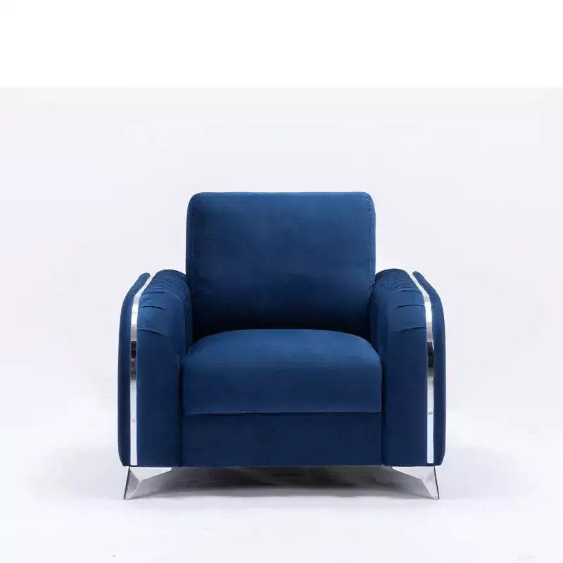 Acme Furniture Wenona Accent Chair Blue Velvet