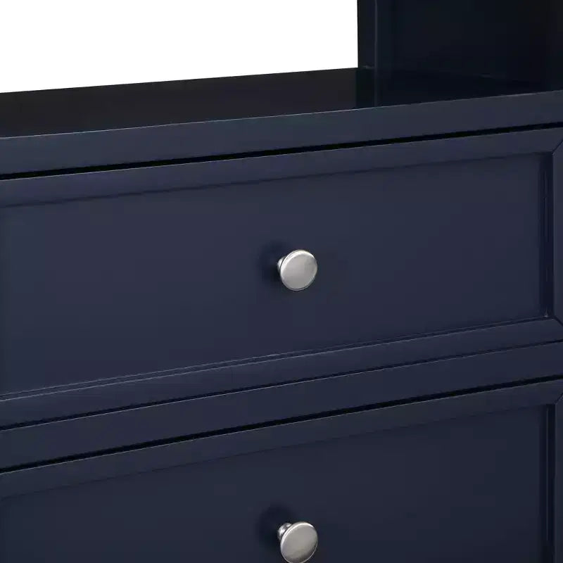 Comfort Pointe Walker Nightstand Midnight Blue