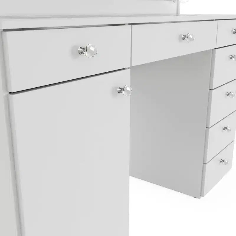 Leila Lighted Makeup Vanity - Boahaus