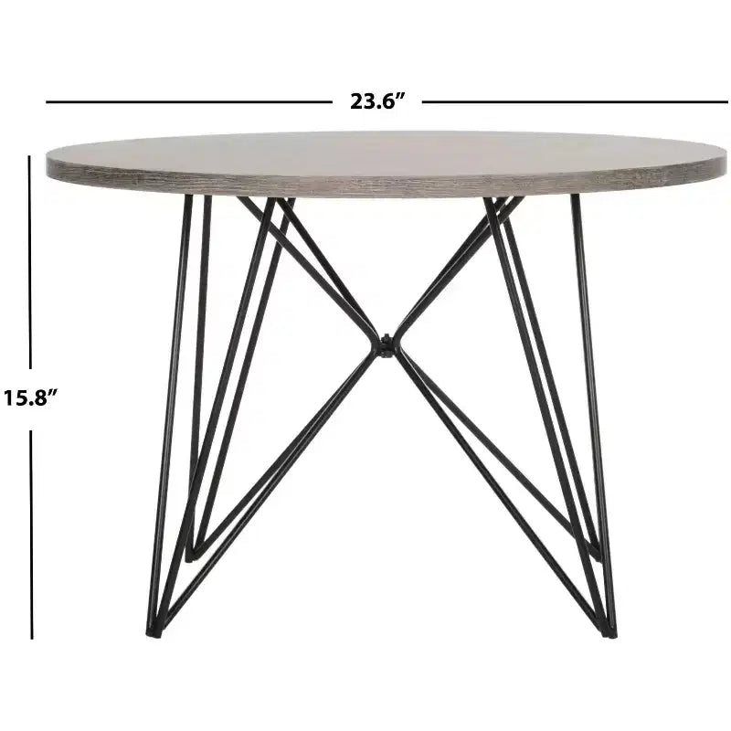 Vida End Table - FOX4262 - Safavieh Couture