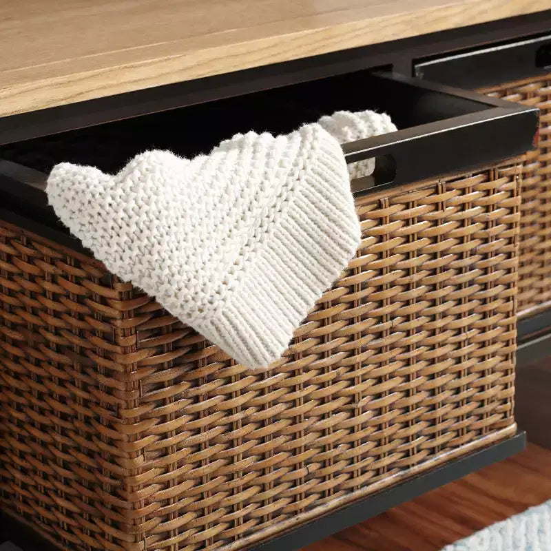 Noah Wooden Storage Bench - AMH6528 - Safavieh Couture