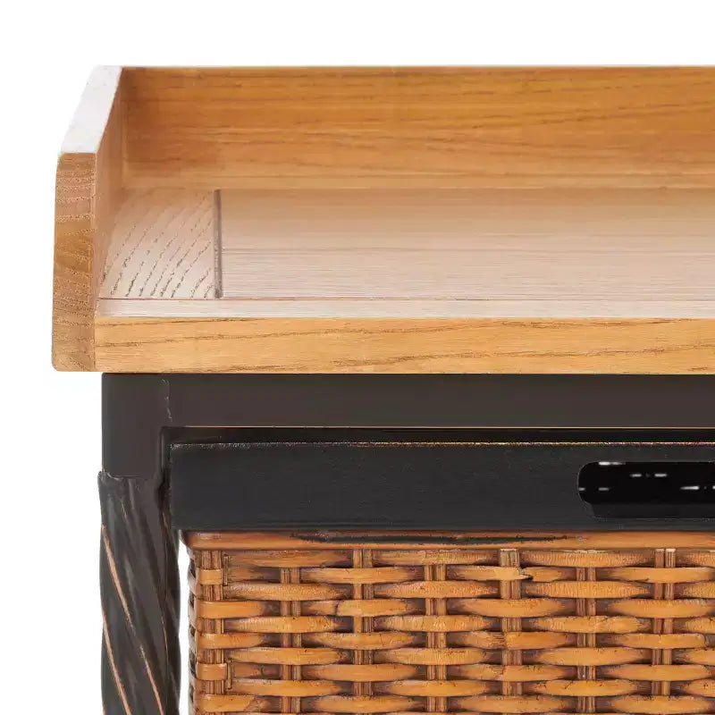 Noah Wooden Storage Bench - AMH6528 - Safavieh Couture