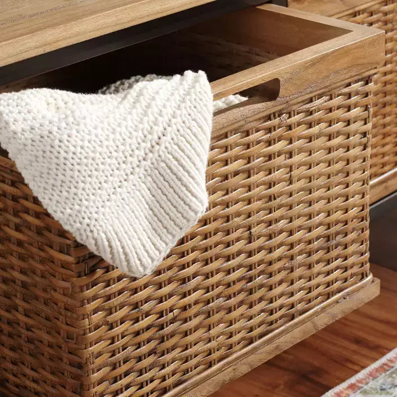 Noah Wooden Storage Bench - AMH6528 - Safavieh Couture