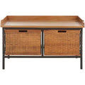 Noah Wooden Storage Bench - AMH6528 - Safavieh Couture