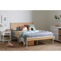 Full Bloom Metal Kids' Platform Bed with Natural Cane - South Shore