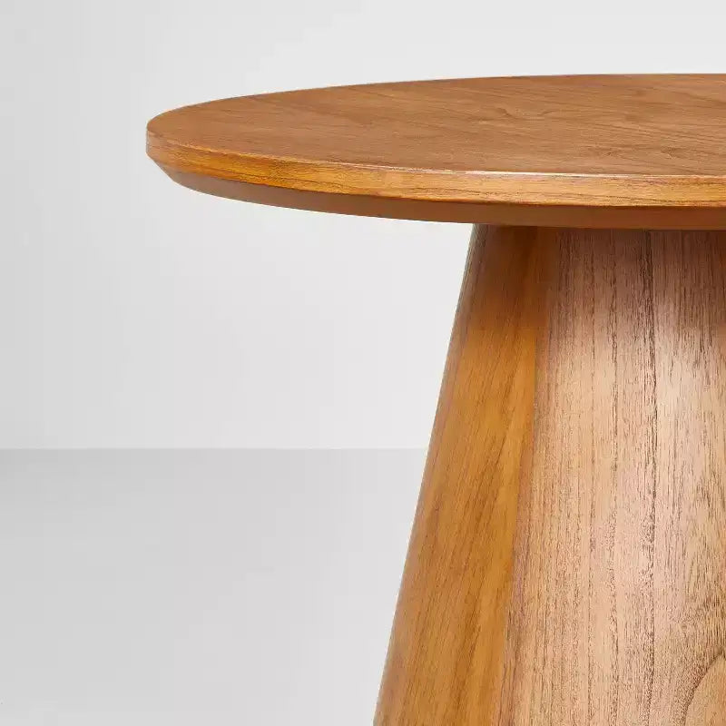 Wooden Round Pedestal Coffee Table - Hearth & Hand with Magnolia