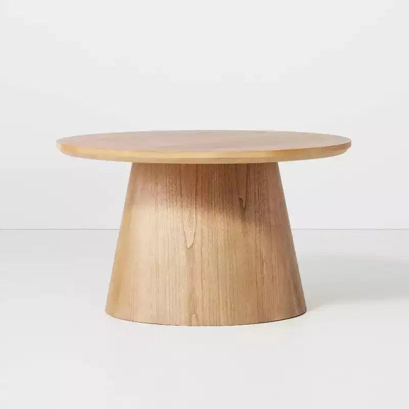 Wooden Round Pedestal Coffee Table - Hearth & Hand with Magnolia
