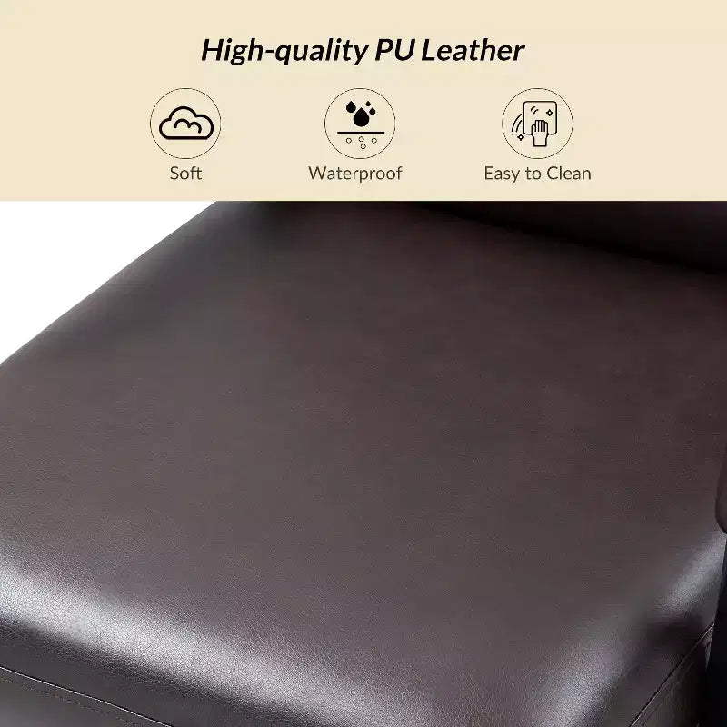 Gregor 360-degree swivel Task Leather Chair with Tilt Lock and Center Tilt for office | Hulala Home