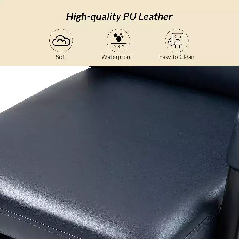 Gregor 360-degree swivel Task Leather Chair with Tilt Lock and Center Tilt for office | Hulala Home