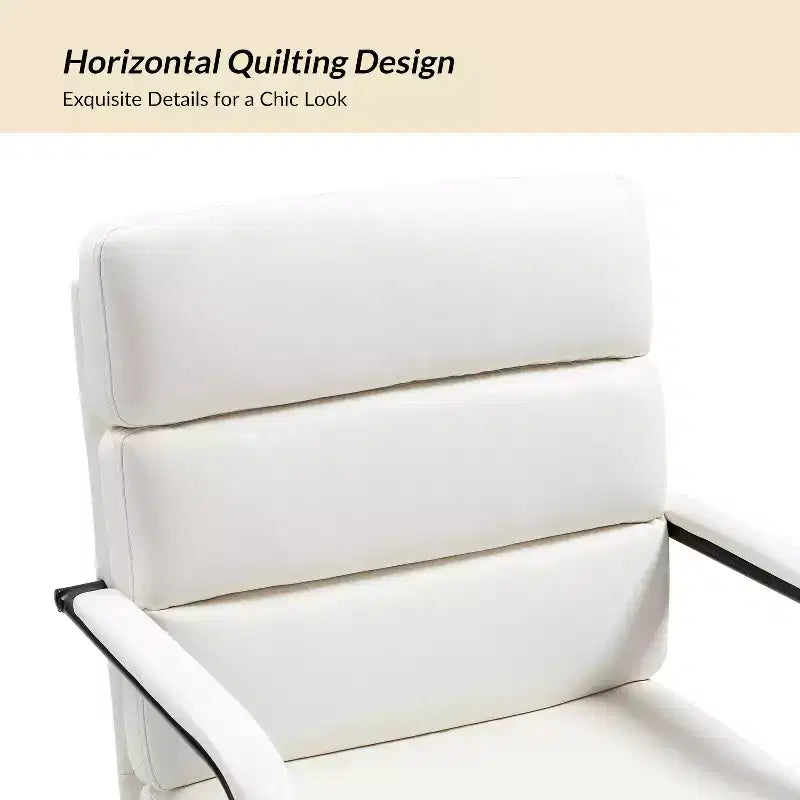 Gregor 360-degree swivel Task Leather Chair with Tilt Lock and Center Tilt for office | Hulala Home