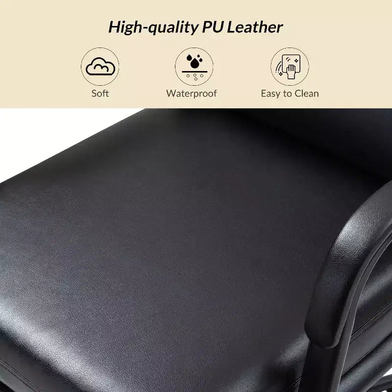 Gregor 360-degree swivel Task Leather Chair with Tilt Lock and Center Tilt for office | Hulala Home