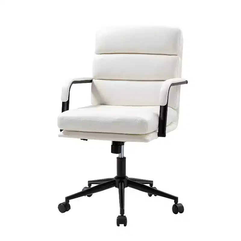 Gregor 360-degree swivel Task Leather Chair with Tilt Lock and Center Tilt for office | Hulala Home