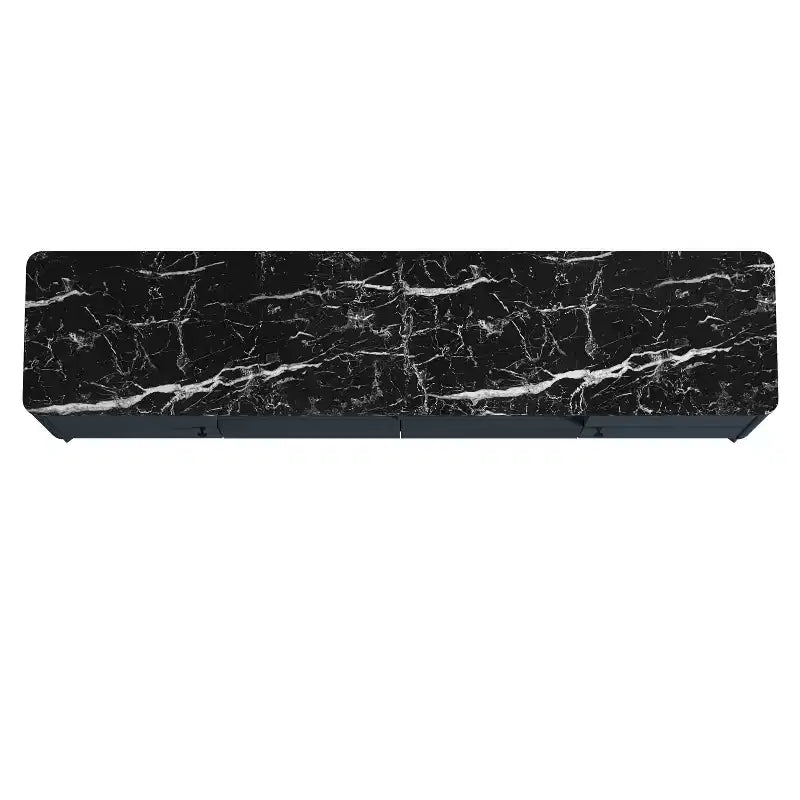70" Modern Storage TV Stand Cabinet Features Premium Faux Marble Countertop TVs up 75" - Festivo