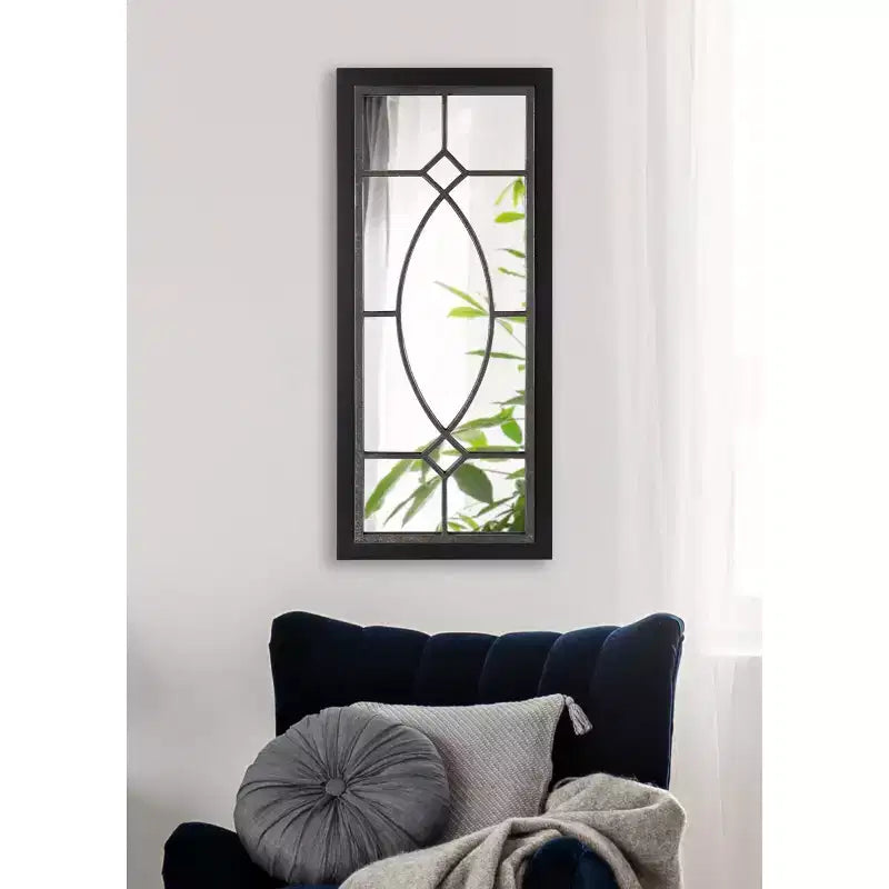 Bakersfiel Windowpane Wall Mirror - Kate & Laurel All Things Decor