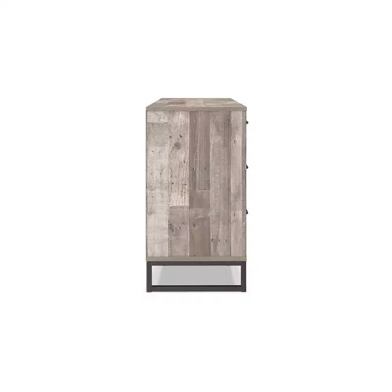 Signature Design by Ashley Casual Neilsville 6 Drawer Dresser, Whitewash