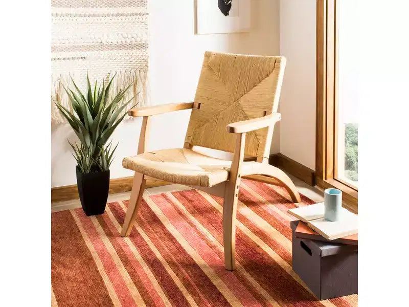 Bronn Accent Chair - ACH9502A - Natural/Natural - Safavieh