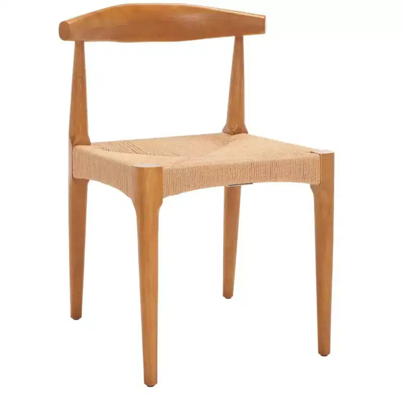 Dagney Woven Dining Chair - DCH1008 - Walnut/Natural - Safavieh