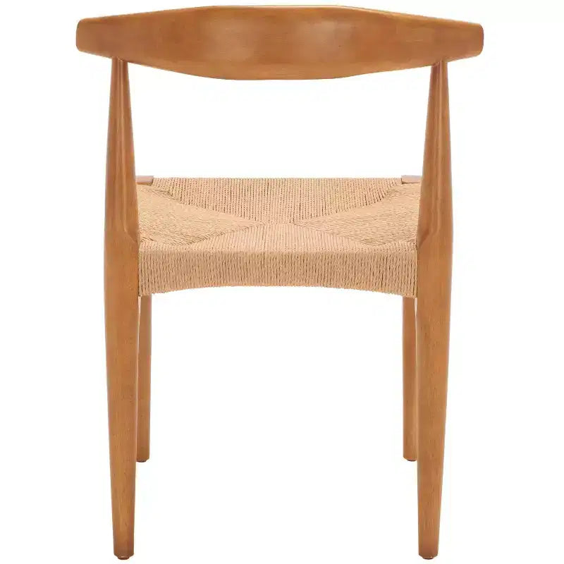 Dagney Woven Dining Chair - DCH1008 - Walnut/Natural - Safavieh