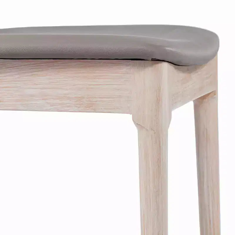 Flash Furniture Chester Set of 2 Commercial Grade Solid Wood Dining Chairs with Slatted Backrests and Vinyl Seats