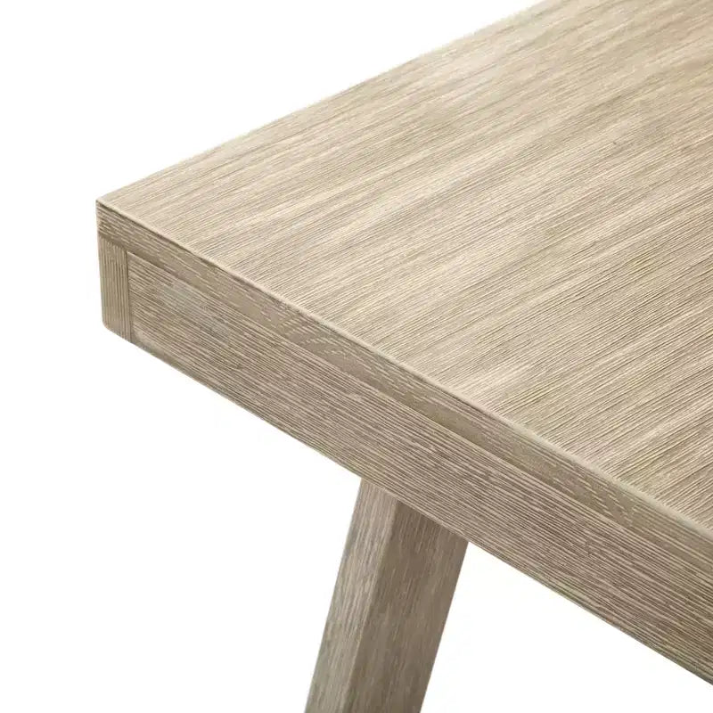 Plank+Beam Solid Wood Classic Rectangular Side Table, 25 Sofa Table for Living Room, End Table