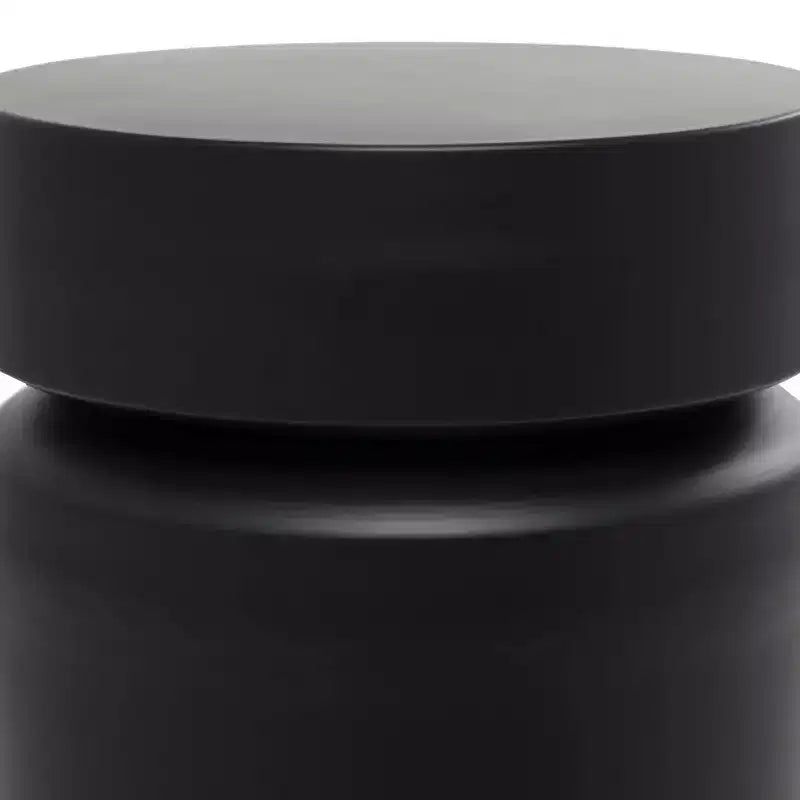 Olivia & May Metal Drum Accent Table