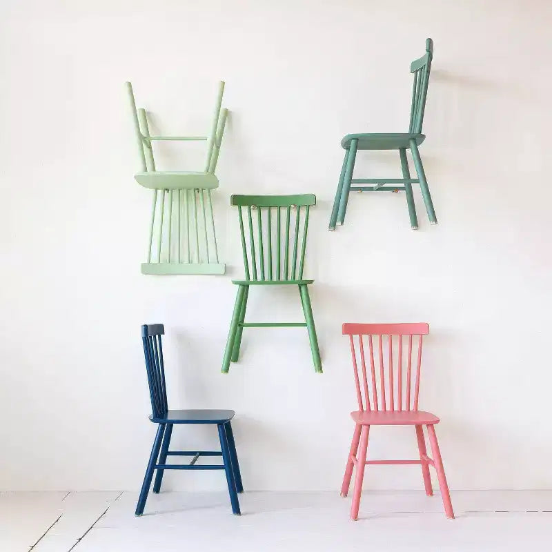 Storied Home Slatted Back Dining Chairs