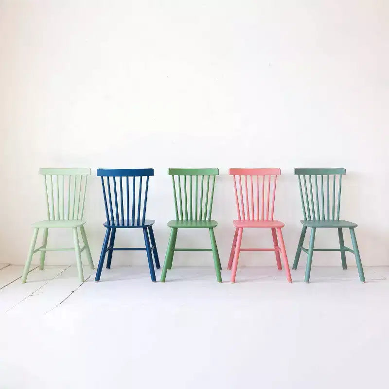 Storied Home Slatted Back Dining Chairs