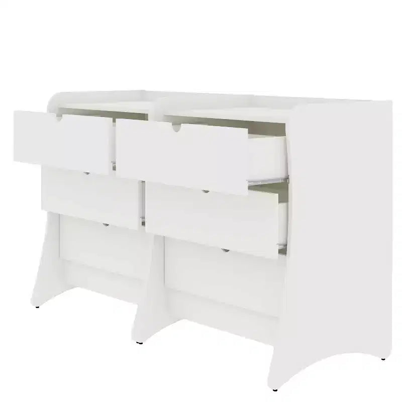Manhattan Comfort Set of 2 Coney 3 Drawer Dressers