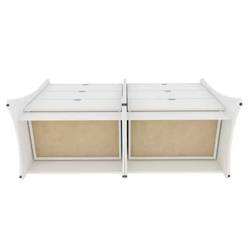 Manhattan Comfort Set of 2 Coney 3 Drawer Dressers