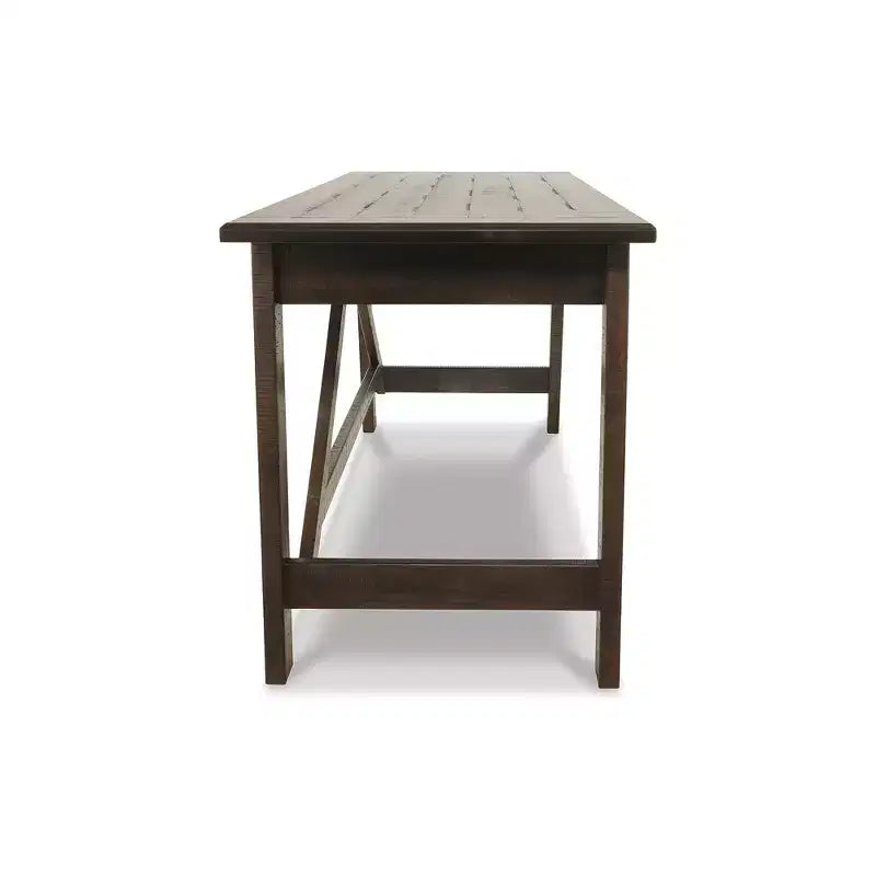 Signature Design by Ashley Baldridge 2 Drawer Home Office Desk, Rustic Brown