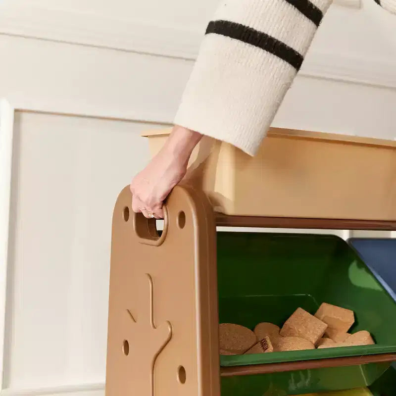 ECR4Kids Tree Toy Storage Organizer and 12 Removable Plastic Bins, Kids Furniture