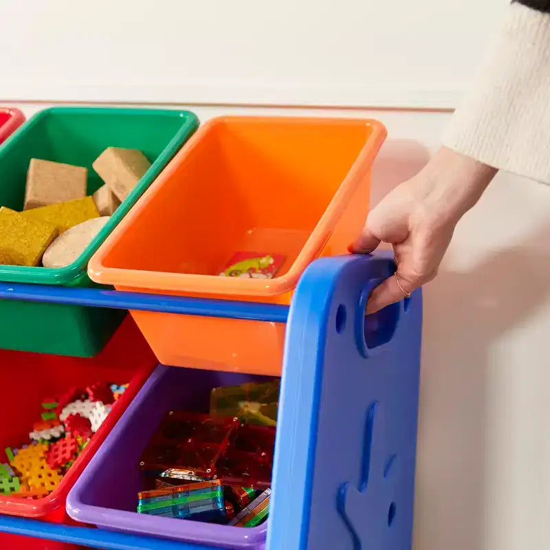 ECR4Kids Tree Toy Storage Organizer and 12 Removable Plastic Bins, Kids Furniture