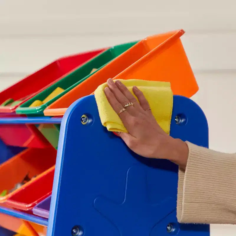 ECR4Kids Tree Toy Storage Organizer and 12 Removable Plastic Bins, Kids Furniture