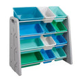 ECR4Kids Tree Toy Storage Organizer and 12 Removable Plastic Bins, Kids Furniture