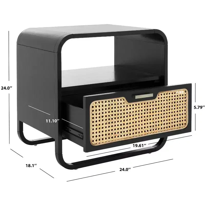 Yates 1 Drawer Nightstand - NST9206 - Safavieh