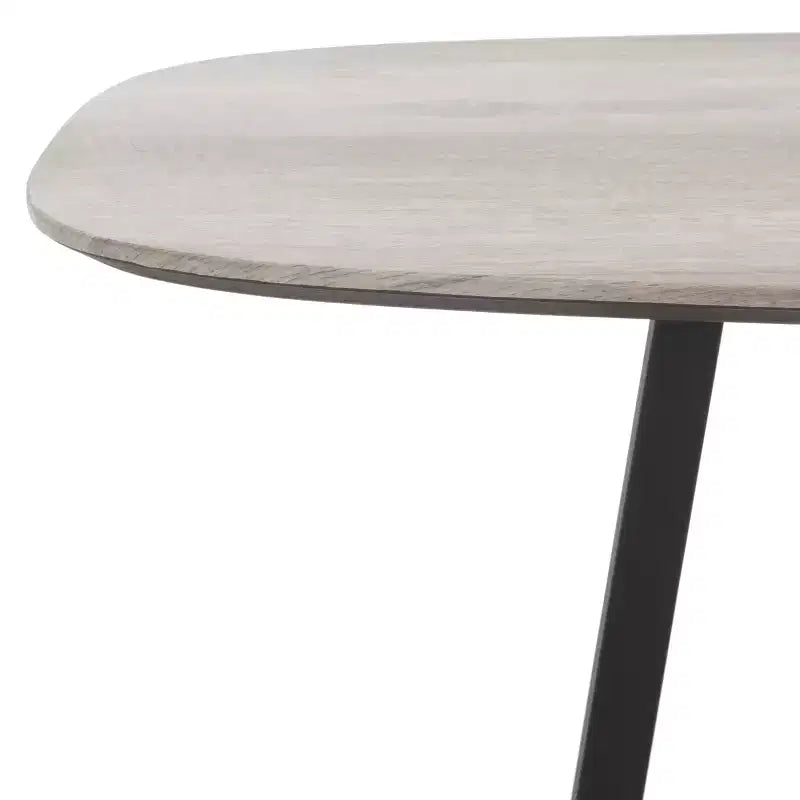 Arrington Console Table - CNS4203A - White Oak/Black - Safavieh
