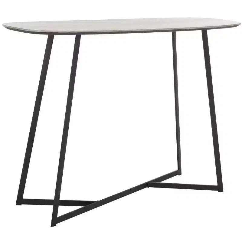 Arrington Console Table - CNS4203A - White Oak/Black - Safavieh