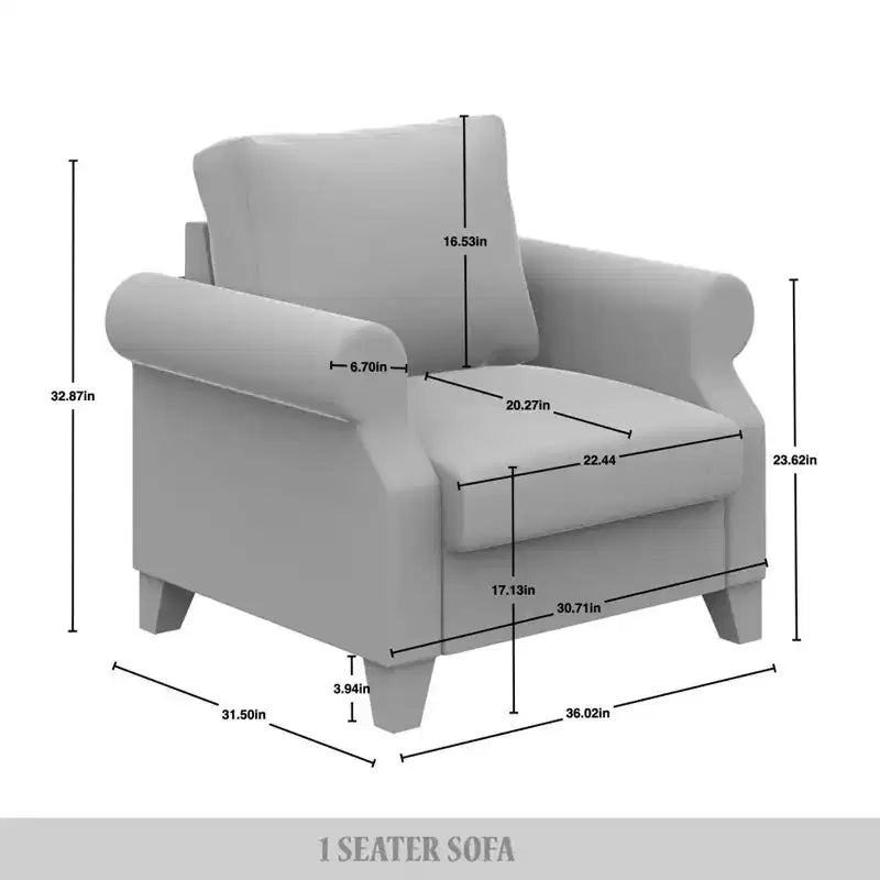 ChaletPosh Linen Chair