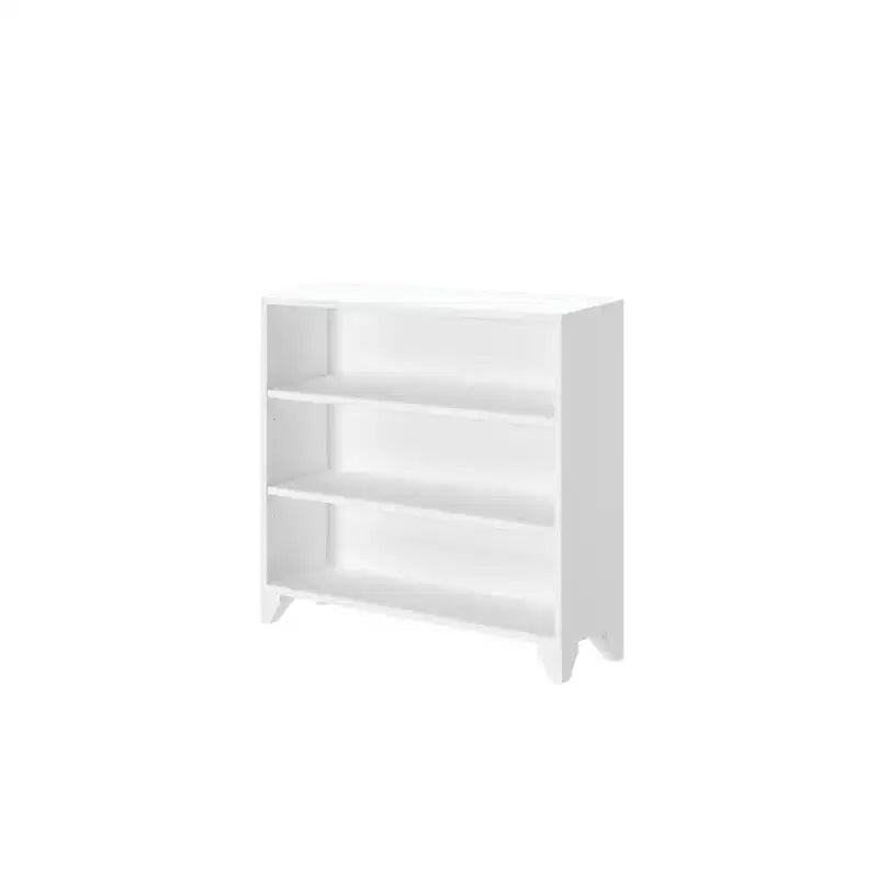 Max & Lily Classic 3-Shelf Bookcase, Solid Wood Bookcase for Kids Bedroom/Playroom